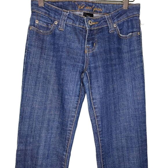 Wet Seal Vintage Bell Bottom Denim Jeans - Picture 5 of 6